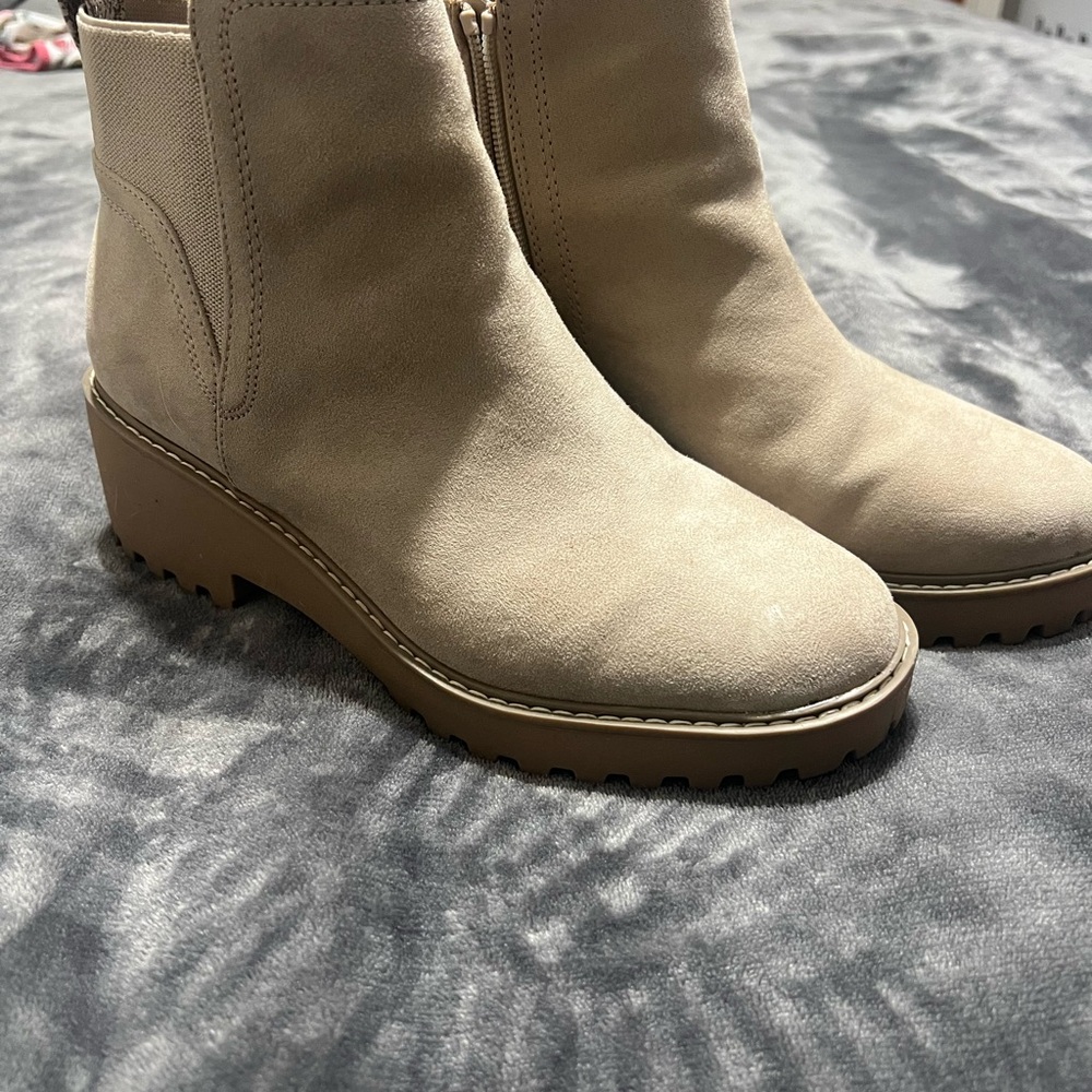Beige Ankle Boots for Women